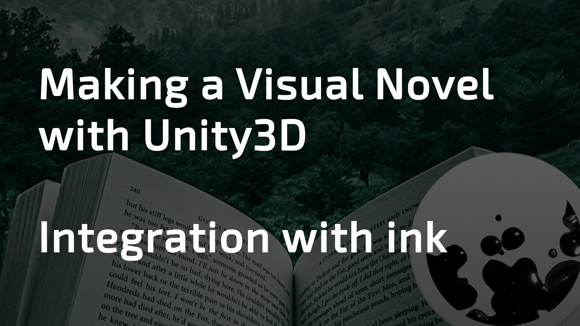 featured image thumbnail for post Making a Visual Novel with Unity (2/5) - Integration with Ink